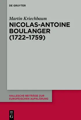 Kriechbaum | Nicolas-Antoine Boullanger (1722-1759) | Buch | 978-3-11-103820-9 | www.sack.de