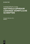 Maltzahn |  Gotthold Ephraim Lessing: Gotthold Ephraim Lessings Sämmtliche Schriften. Band 9 | Buch |  Sack Fachmedien