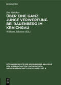 Voelcker / Salomon |  Über eine ganz junge Verwerfung bei Rauenberg im Kraichgau | Buch |  Sack Fachmedien