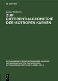Wellstein |  Zur Differentialgeometrie der isotropen Kurven | Buch |  Sack Fachmedien
