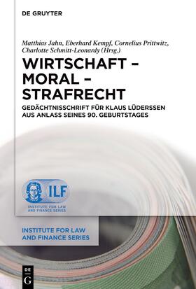 Jahn / Kempf / Prittwitz | Wirtschaft - Moral - Strafrecht | Buch | sack.de