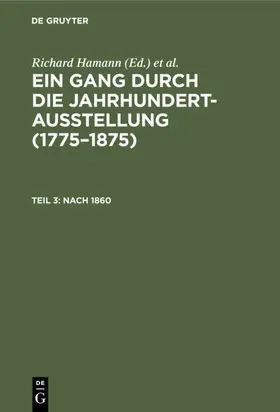 Hamann |  Nach 1860 | Buch |  Sack Fachmedien