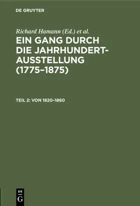 Hamann |  Von 1820-1860 | Buch |  Sack Fachmedien