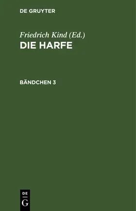 Kind |  Die Harfe. Bändchen 3 | Buch |  Sack Fachmedien