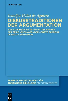 Gabel de Aguirre |  Diskurstraditionen der Argumentation | eBook | Sack Fachmedien