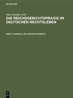 Schreiber | Handels- und Wirtschaftsrecht | Buch | 978-3-11-106051-4 | www.sack.de