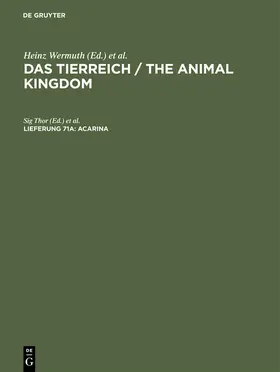 Thor / Wermuth / Mertens | Acarina | Buch | 978-3-11-106891-6 | www.sack.de