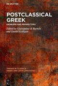 di Bartolo / Kölligan |  Postclassical Greek | Buch |  Sack Fachmedien