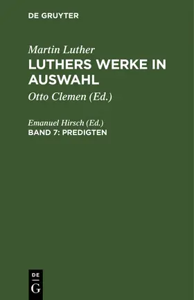 Hirsch |  Predigten | Buch |  Sack Fachmedien