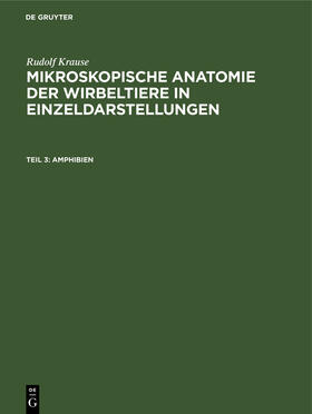 Krause | Amphibien | Buch | 978-3-11-107317-0 | sack.de