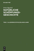 Haeckel |  Allgemeine Entwickelungs-Lehre | Buch |  Sack Fachmedien
