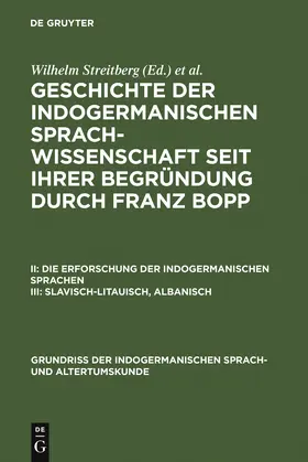 Bopp / Streitberg | Slavisch-Litauisch, Albanisch | Buch | 978-3-11-107998-1 | sack.de