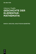 Tropfke |  Analysis, analytische Geometrie | Buch |  Sack Fachmedien