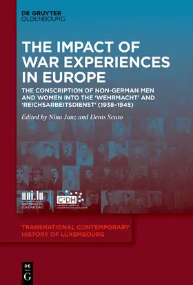 Janz / Scuto |  The Impact of War Experiences in Europe | Buch |  Sack Fachmedien