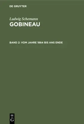 Schemann |  Vom Jahre 1864 bis ans Ende | Buch |  Sack Fachmedien
