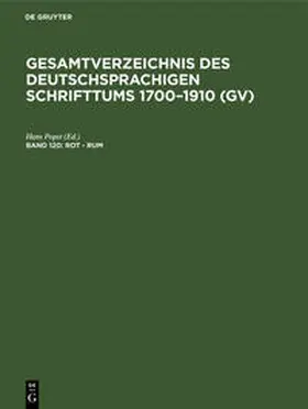 Popst |  Rot - Rum | Buch |  Sack Fachmedien
