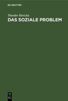 Hertzka | Das soziale Problem | Buch | sack.de