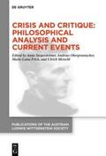 Siegetsleitner / Metschl / Oberprantacher |  Crisis and Critique: Philosophical Analysis and Current Events | Buch |  Sack Fachmedien