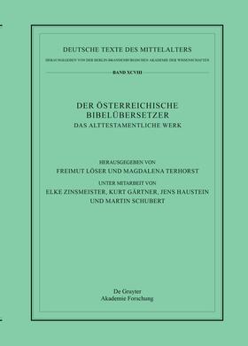 Löser / Terhorst | Das Alttestamentliche Werk | E-Book | sack.de