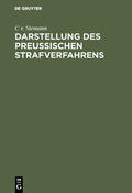 Stemann |  Darstellung des preussischen Strafverfahrens | Buch |  Sack Fachmedien