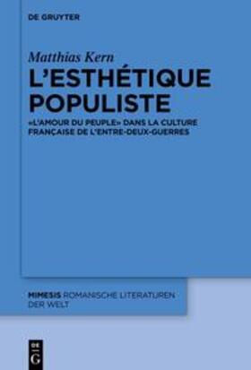 Kern |  L¿esthétique populiste | Buch |  Sack Fachmedien