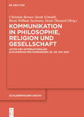 Berner / Schmidt / Sockness |  Kommunikation in Philosophie, Religion und Gesellschaft | eBook | Sack Fachmedien
