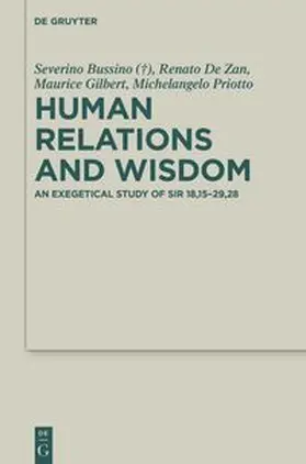 Bussino / De Zan / Gilbert |  Human Relations and Wisdom | Buch |  Sack Fachmedien