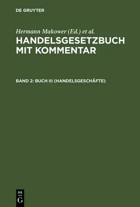 Loewe / Makower |  Buch III (Handelsgeschäfte) | Buch |  Sack Fachmedien