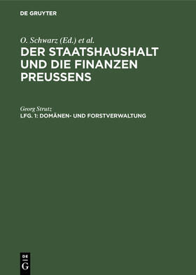 Strutz | Domänen- und Forstverwaltung | Buch | 978-3-11-116001-6 | sack.de