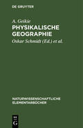 Geikie / Gerland / Schmidt |  Physikalische Geographie | Buch |  Sack Fachmedien
