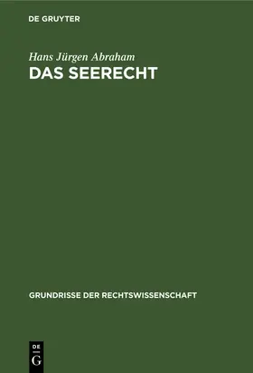 Abraham |  Das Seerecht | Buch |  Sack Fachmedien