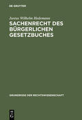 Hedemann |  Sachenrecht des Bürgerlichen Gesetzbuches | Buch |  Sack Fachmedien
