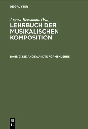 Reissmann | Die angewandte Formenlehre | Buch | 978-3-11-117181-4 | www.sack.de
