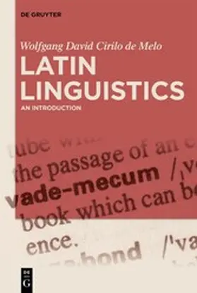 de Melo | Latin Linguistics | E-Book | www.sack.de