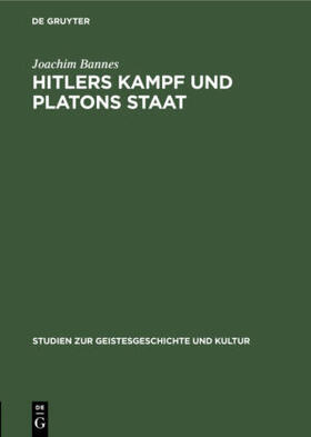 Bannes | Hitlers Kampf und Platons Staat | Buch | sack.de