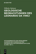 Salomon |  Geologische Beobachtungen des Leonardo da Vinci | Buch |  Sack Fachmedien