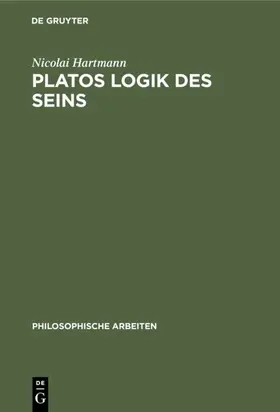 Hartmann | Platos Logik des Seins | Buch | 978-3-11-119286-4 | www.sack.de