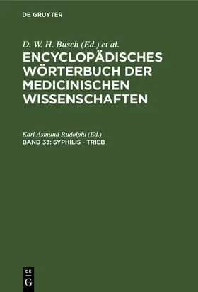 Rudolphi | Syphilis - Trieb | Buch | 978-3-11-119320-5 | www.sack.de