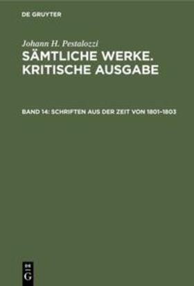 Dejung / Feilchenfeld Fales / Schönebaum |  Schriften aus der Zeit von 1801¿1803 | Buch |  Sack Fachmedien