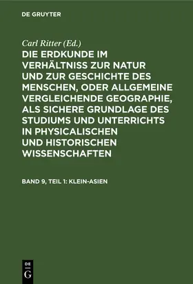 Ritter |  Klein-Asien | Buch |  Sack Fachmedien