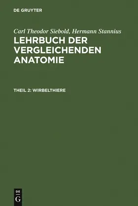 Stannius |  Wirbelthiere | Buch |  Sack Fachmedien