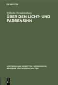 Trendelenburg |  Über den Licht- und Farbensinn | Buch |  Sack Fachmedien