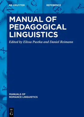 Pustka / Reimann |  Manual of Pedagogical Linguistics | Buch |  Sack Fachmedien