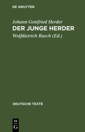 Herder / Rasch |  Der junge Herder | Buch |  Sack Fachmedien