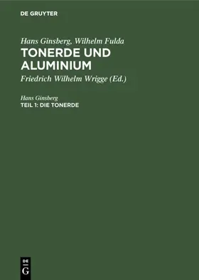 Ginsberg / Wrigge |  Die Tonerde | Buch |  Sack Fachmedien
