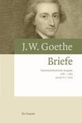 Richter / Canal |  Johann Wolfgang von Goethe: Briefe / Briefe 1782 – 1784 | Buch |  Sack Fachmedien
