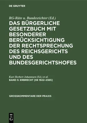 Kregel / Johannsen |  Erbrecht [§§ 1922-2385] | Buch |  Sack Fachmedien