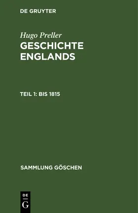 Preller |  Bis 1815 | Buch |  Sack Fachmedien