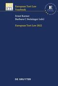Karner / Steininger |  European Tort Law Yearbook. Volume 12: 2022 | Buch |  Sack Fachmedien