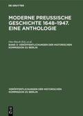 Neugebauer / Büsch |  Moderne preußische Geschichte 1648¿1947. Eine Anthologie. Band 3 | Buch |  Sack Fachmedien